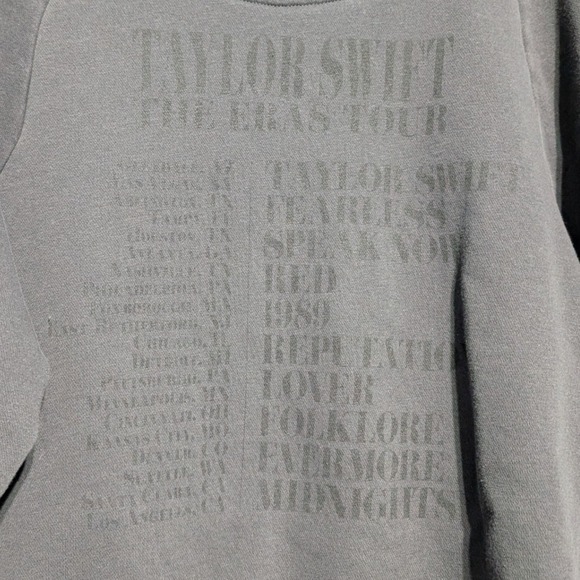 Taylor Swift The Eras Tour Through London Hoodie Sweatshirt Black Women's Large - Picture 7 of 10